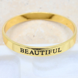 JMQ-B  Gold Beautiful Bangle