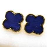 JMT-E-NY  Navy Cover Earrings
