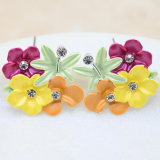 JMW-E  Flower Earrings