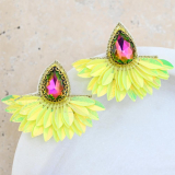 JOJ-E-YL  Yellow Earrings