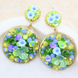 JOL-E-GR  Anna Nova Earrings Green