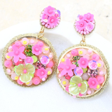 JOL-E-PK  Anna Nova Earrings Pink