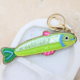 JOX-E-PK  Pink Fish Bag Tag
