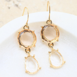 Neutral Gem Earrings