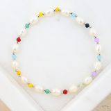 Petite Rainbow Pearl Bracelet