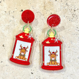 Acrylic Christmas Earrings