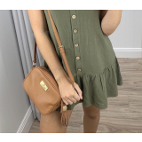 Tropicana Satchel Brown