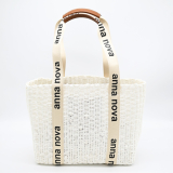 Santorini Square Tote - White