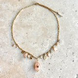 Fine Gold and Quartz Necklace