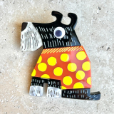 Scottish Terrier Brooch - Acrylic