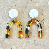 Amber Acrylic Earrings