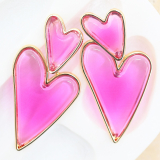 Loveheart Gem Earrings