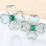 Green Gem Earrings