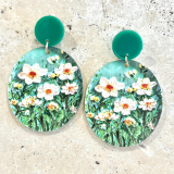 Acrylic Flowers Earrings