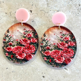 Acrylic Flowers Earrings