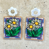 Acrylic Flower Earrings