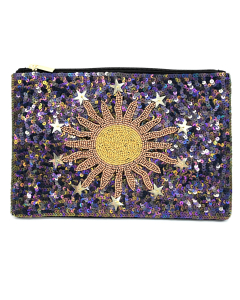 Beaded Galaxy Clutch