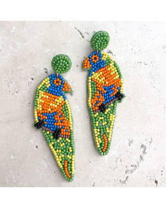 Lorikeet Beaded Earrings