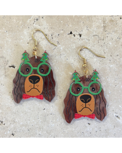 Acrylic Dog Earrings