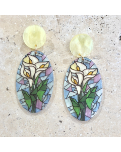 Acrylic Flower Earrings