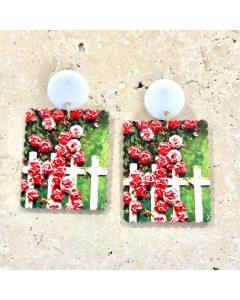 Acrylic Flowers Earrings