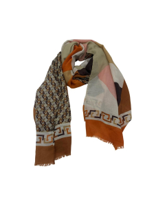 Holiday Scarf-Brown