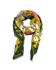 Leaf Scarf - Yellow