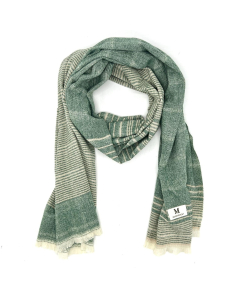 Block Colour Scarf - Green