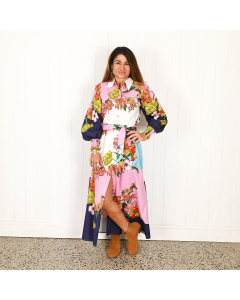 Super Bloom Megan Maxi Long Sleeve Dress