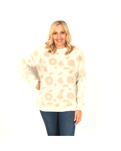 Eloise Grey and Taupe leopard print