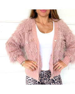 Vivian Pink fluffy Jumper