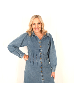 Honour Denim Long sleeve Dress 