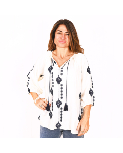 Santorini "Dahlia" Top