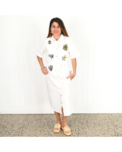 "Queen Bee River" Blue Dress 