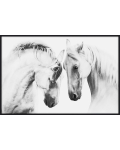 White Horses Canvas 80x120