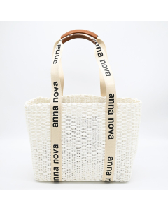 Santorini Square Tote - White