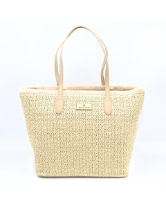 Raffia Tote - Cream