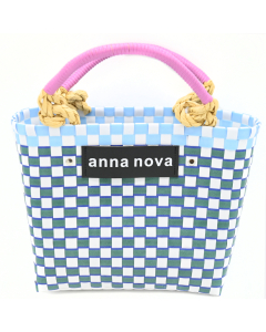 Anna Nova Multi coloured Small Tote- Green 