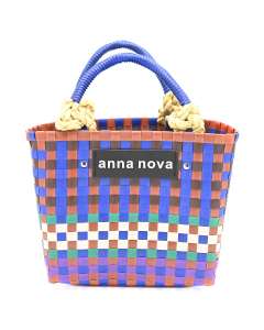 Anna Nova Multi coloured Small Tote - Navy