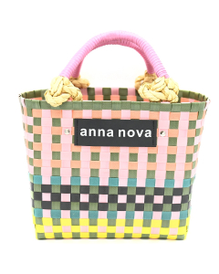 Anna Nova Multi coloured Small Tote - Pink 
