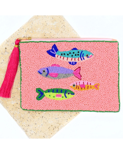Pink Fish Pouch