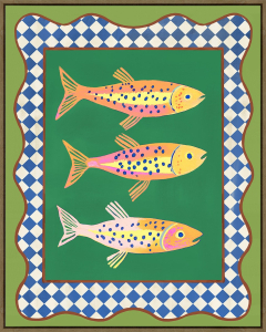 Green Fish Canvas - 60 x 80cm