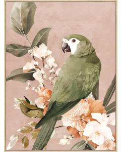Green Parrot Right - 90 x120cm