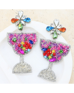 Cocktail Beaded Earrings
