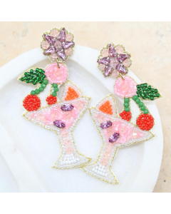 Cherry Cocktail Earrings