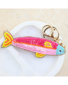 JOX-E-GR  Green Fish Bag Tag