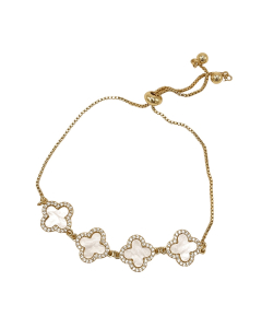 XLS-B White Clover Bracelet