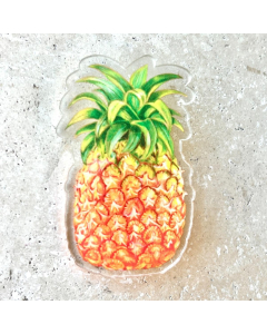 Pineapple Artist Brooch - Acrylic