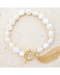 Pearl Fob Bracelet