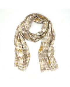 Stained Glass Scarf - Light Brown